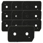 Vhbw 10x filtre mousse compatible avec siemens isensoric wt45h200pl / 01, wt45h200pl / 03, wt45h200oe ...