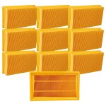 Vhbw 10x filtre pliss plat compatible avec krcher nt 361 eco / te / m, nt 35 / 1 tact / te / m aspirateur ...