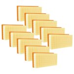 Vhbw 10x filtre pliss� plat l - m compatible avec k�rcher k 3500 e, k 2000 te, k 3501, k 2000 e aspirateur ...
