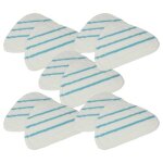 Vhbw 10x housses compatible avec di4 steamclean nettoyeur � vapeur - blanc / bleu, sp�cifique � l'appareil ...