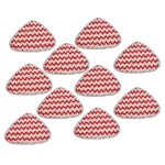 Vhbw 10x housses de rechange compatible avec vileda steam nettoyeur � vapeur, balai vapeur - microfibre, ...
