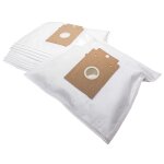 Vhbw 10x sacs compatible avec bosch bbz 71 afk aspirateur - type k 27cm x 21cm blanc