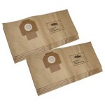 Vhbw 10x sacs compatible avec g�nde nts 1200 n&t aspirateur - 28cm x 23cm marron