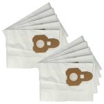 Vhbw 10x sacs compatible avec hitachi cv - 250pi aspirateur - microfibres non tiss�es blanc