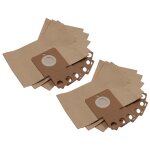 Vhbw 10x sacs compatible avec k�rcher robocleaner rc 4. 000, rc 3000 aspirateur - papier, 24, 5cm x 20, ...