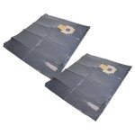 Vhbw 10x sacs compatible avec nilfisk attix 33, 50, 761, 30, 560, 550 aspirateur - 35, 8cm x 20cm gris ...