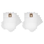 Vhbw 10x sacs compatible avec nilfisk gd 111, family de luxe, gd 2000, gd 1010 aspirateur - microfibre ...