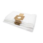 Vhbw 10x sacs compatible avec nilfisk gwd 300, 320, 335 aspirateur - microfibres non tisses, blanc