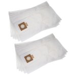Vhbw 10x sacs compatible avec nilfisk maxxi ii 35 - 1, vl100 - 35 aspirateur - microfibres non tiss�es, ...