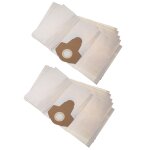 Vhbw 10x sacs compatible avec parkside pnts 1250, pnts 1300, pnts 1250 / 9 aspirateur - papier, volume ...