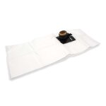 Vhbw 10x sacs remplacement pour rowenta zr 81 pour aspirateur - microfibre non tisse, 61cm x 27cm blanc ...