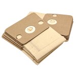 Vhbw 10x sacs compatible avec rowenta soam ro 1221, ro 123311 aspirateur - papier, 22cm x 16, 5cm couleur ...