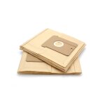 Vhbw 10x sacs compatible avec singer junior 5 aspirateur - papier, 22, 25cm x 20, 5cm, couleur sable