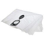 Vhbw 10x sacs compatible avec spit ac1630p, ac1630pm aspirateur - 43cm x 32cm blanc