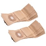Vhbw 10x sacs compatible avec stihl se 120 aspirateur - papier, marron