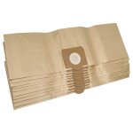 Vhbw 10x sacs compatible avec vetrella acquatic, 37102 aspirateur - volume de 20 l 34cm x 23, 7cm marron ...