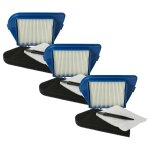 Vhbw lot de 12 pi�ces filtres / pinceau compatible avec moulinex compacteo cyclonic, mo 4521014 q0, mo ...