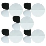 Vhbw 15x filtre papier, 15x filtre  charbon actif, 15x filtre  graisses remplacement pour delonghi ...