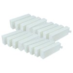 Vhbw 16x filtre compatible avec bosch pvq795f25e / 20, pvq795f25e / 03, pvq811f15e / 02, pvq811f15e / ...