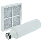 Vhbw 1x filtre � air, 1x filtre � eau compatible avec lg gc - l257klhx. apyqgsf, gc - l257klhx. apyqu, ...