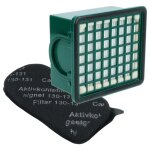 Vhbw 1x filtre � charbon actif, 1x filtre hepa compatible avec vorwerk kobold 131, 130, 131sc aspirateur ...