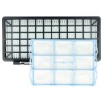 Vhbw 1x filtre hepa, 1x filtre protection moteur remplacement pour siemens vz 154 hfb, vz154hfb, vz154 ...