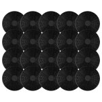 Vhbw 20x filtres � charbon actif compatible avec baumatic f60. 2ss, f100. bl, tel06ss, f100. 2ss, f902blbl, ...