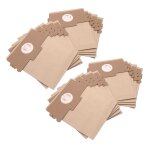 Vhbw 20x sacs compatible avec aeg vampyr exquisit 1100 aspirateur - 26cm x 21cm marron
