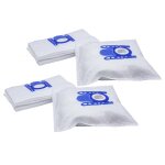 Vhbw 20x sacs compatible avec bosch bsa sphera aspirateur - microfibres non tisses, 27cm x 20cm, blanc ...