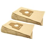 Vhbw 20x sacs compatible avec bosch bsg 81335uc premium health guard, 81360 / 14 aspirateur - papier, ...