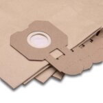 Vhbw 20x sacs compatible avec hitachi cv - 250pi aspirateur - papier, 32cm x 20cm marron