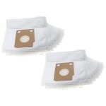 Vhbw 20x sacs compatible avec hoover sc 61 sensotronic, sc 62 audio, sc 62 compact aspirateur - microfibres ...