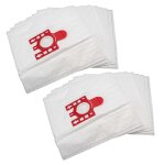 Vhbw 20x sacs compatible avec hoover telios t 5400 - 5899 aspirateur - microfibres non tiss�es, 28cm ...
