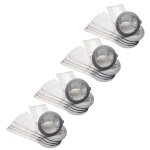 Vhbw 20x sacs compatible avec nilfisk gd 10 back aspirateur - papier, 43, 5cm x 17, 9cm, blanc / gris ...