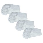 Vhbw 20x sacs compatible avec nilfisk gd 10 back, back vac 10 aspirateur - 44, 85cm x 17, 75cm blanc