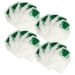 Vhbw 20x sacs compatible avec vorwerk kobold fp200, vk200 aspirateur - 31cm x 26cm blanc