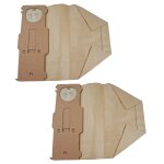 Vhbw 20x sacs compatible avec vorwerk kobold vk131sc aspirateur - papier, 24, 5cm x 20, 5cm, marron