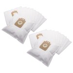 Vhbw 20x sacs compatible avec zanussi zan 46. . . serie, zan 36. . . serie aspirateur - microfibre non ...