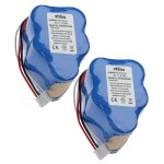 Vhbw 2x batterie compatible avec ecovacs deebot d73, d715, d780, d76, d720, d73n, d730, d77, d760, d79 ...