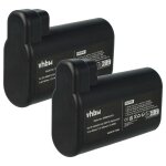 Vhbw 2x batterie compatible avec electrolux rx9 - 2 - 4stn aspirateur noir (3400mah, 7, 2v, li - ion) ...