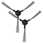 Vhbw 2x brosse latrale compatible avec nestor e. ziclean furtiv robot aspirateur - lot de brosses, gris ...