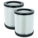 Vhbw 2x cartouche filtrante compatible avec parkside (lidl) pwd 30 a2 aspirateur - filtre pour particules ...
