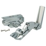 Vhbw 2x charnire de porte compatible avec miele f524i - 1, k511i / 1 / 2, k512i / 1 / 2, k513i - 2, ...