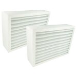 Vhbw 2x filtre � air compatible avec zehnder thermos appareil de ventilation - g4, 35 x 25 x 9 cm blanc ...
