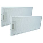 Vhbw 2x filtre anti - graisse compatible avec siemens li23030sd / 08, li23030ti, li23030ti / 02, li23030sd ...