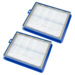 Vhbw lot de 2x filtres aspirateur (hepa, fibre de verre), compatible avec electrolux ergospace, excellio, ...