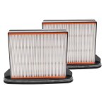 Vhbw 2x filtre d'aspirateur pour hitachi nt 1232 aspirateurfiltre � eau / � plis plats / hepa