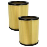 Vhbw lot de 2x filtres � cartouche compatible avec hikoki / hitachi wde 3600, 1200, 1200m aspirateur ...