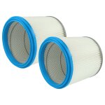 Vhbw lot de 2x filtres à cartouche compatible avec metabo asr 1250, ask 1005 aspirateur - filtre plissé ... Vhbw lot de 2x filtres à cartouche compatible avec metabo asr 1250, ask 1005 aspirateur - filtre plissé ...