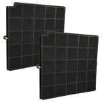 Vhbw 2x filtres � charbon actif compatible avec airforce swing isola 5552801n, f200 tse, f97 tse, 5552801 ...